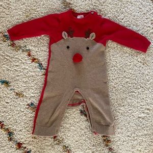 6-9m Mud Pie Reindeer outfit🎄🎅🏻